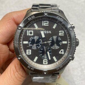 Fossil BQ2533 Brox Multifunction Smoke Stainless Steel Watch for Mens